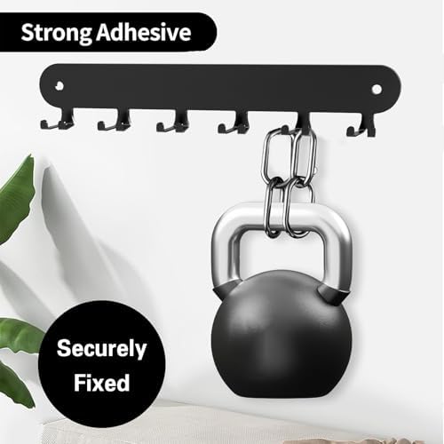 2 Pack Key Holder for Wall, Key Hooks, Key Holder Wall Mount Self Adhesive - Image 4