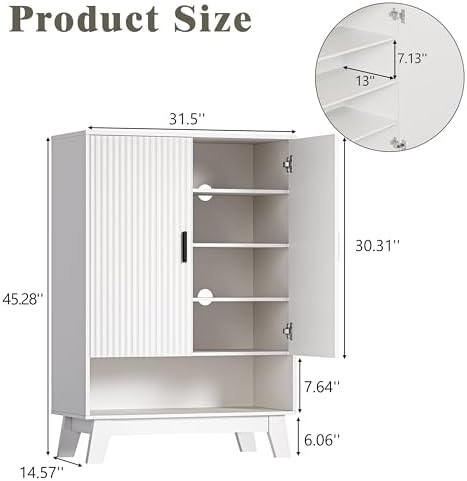 HUANLEGO Shoe Cabinet Storage for Entryway - Image 2