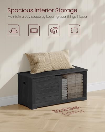 VASAGLE Storage Chest, 39.4 Inches Width Bench - Image 5