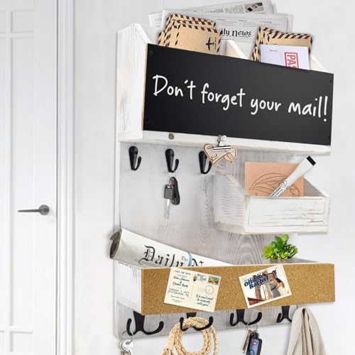 Mail Organizer Wall Mounted by HEKOOLA
