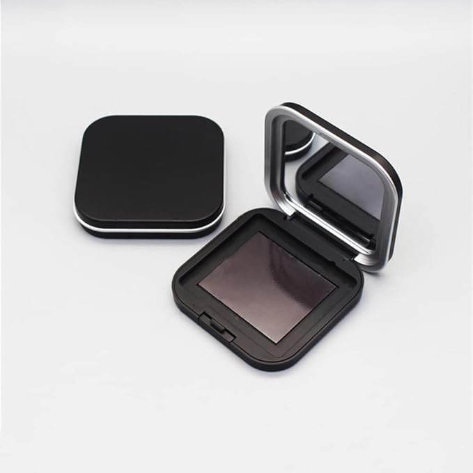 2pcs Empty Magnetic Eyeshadow Palette, Small Makeup Palette Lipstick Compact Containers Cosmetic Sample Storage Cases Magnetic Pallete for Makeup