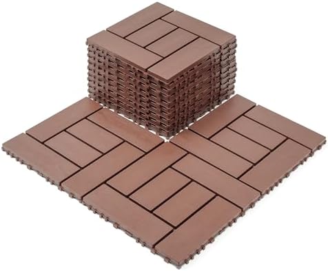 Deck Tiles for Outdoor, Plastic Outdoor Flooring Tiles, Kitchen Non Slip by Zjjseloru