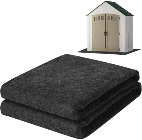 ToLanbbt Outdoor Storage Shed Floor Mat, 6.2 x 5 FT Waterproof Carport Mat by ToLanbbt
