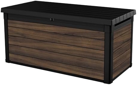 Keter Signature Collection 150 Gallon Resin Deck Box Organization and Storage by Unknown