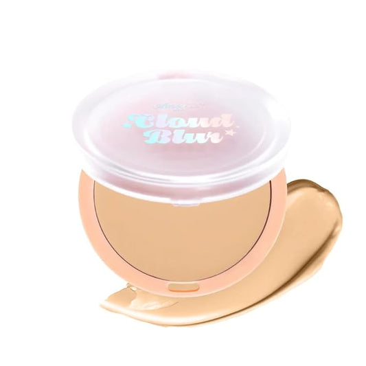 Beauty Amorus Cloud Blur Matte Balm Foundation, Full Coverage, Creamy Smooth Made in Korea, K-Beauty, Even Buildable Texture, Patch Free, Easy to Blend (Buff Beige, 0.3 oz)