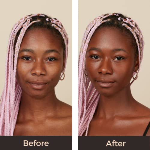 Monika Blunder Beauty - Blunder Cover Foundation Concealer - Shade: 7.5 - Sieben.5 - Deep, Warm Golden Undertones - Clean Beauty, All-In-One, Cruelty-Free, Vegan - 0.62 oz