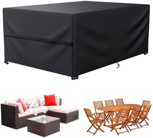 Patio Furniture Cover, Outdoor Furniture Cover Waterproof 128*71*28 In by LCGOD