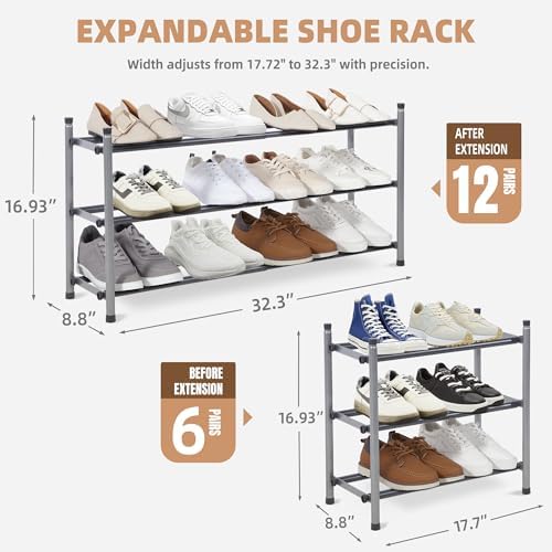 STORAGE MANIAC Expandable Shoe Rack - Image 3