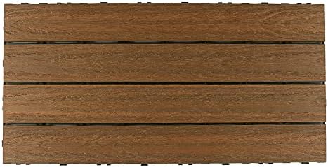 NewTechWood UltraShield Naturale 2 ft. x 1 ft. Quick Deck Outdoor Composite by NewTechWood
