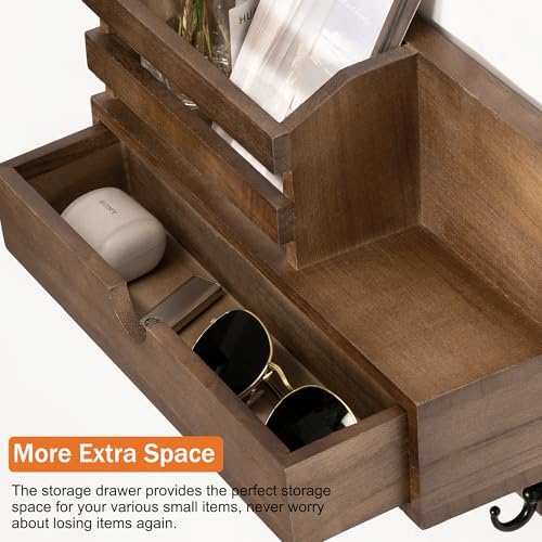 Key Holder Wall Mount, Mail Organizer - Image 3