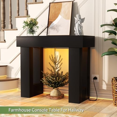 Unikito 39" Entry Table with Sensor Light & AC Outlets with USB-C Ports - Image 6
