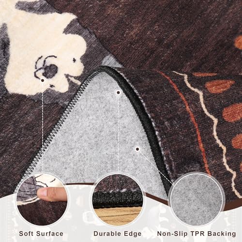 DUKINO 2x4 Rug Runner, Washable Dog Bathroom Rug Soft Non Slip - Image 6