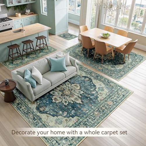 RELEANY Washable Area Rug, Runner 2'x6' - Image 4