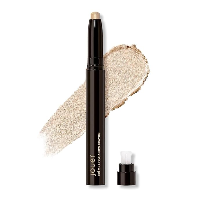 Jouer Crème Eyeshadow Crayon | Men & Women | Built-In Sharpener | Dermatologist Tested | Waterproof, Fast Drying & Crease Resistant Formula