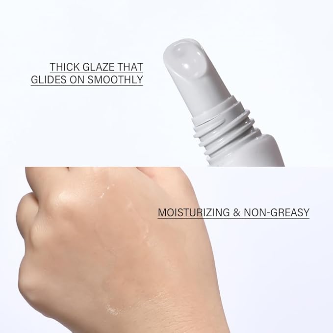 Peptide Lip Treatment Lip Care Gel - Moisturizing Lip Essence Absorption | Nourishing and Hydrating Dry Lips Butter, Organic Plant-Based Balm Lip Oil Essence Lip Gloss Lip Mask (03 Salted Carame)
