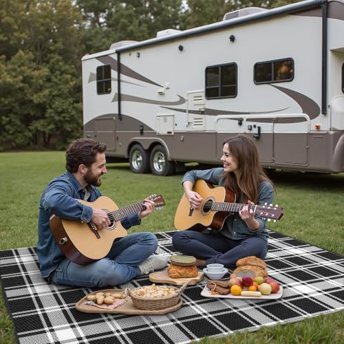 GENIMO Outdoor Rug, Waterproof Plastic Rugs - Image 3