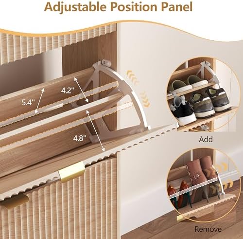 HUANLEGO Shoe Cabinet Storage for Entryway - Image 6