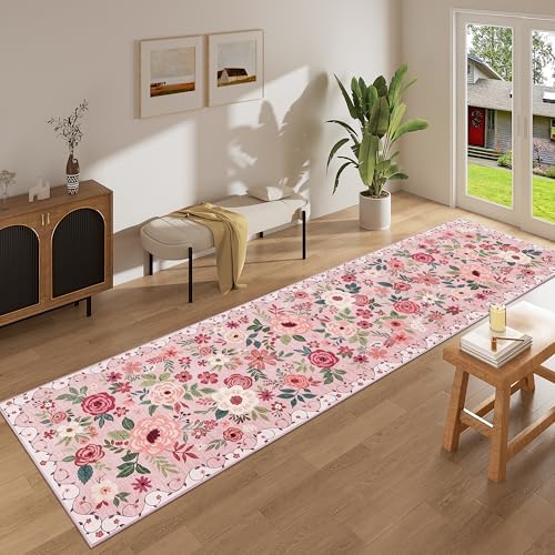DUKINO 2.6x10 Runner Rug for Hallway, Washable Kitchen Rugs Non Slip - Image 3