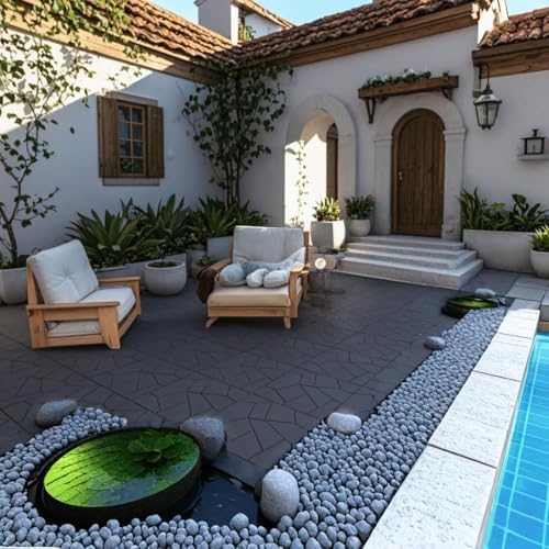 44-Pack Interlocking PP Deck Tiles, All-Weather Anti-Slip Patio Tiles - Image 3