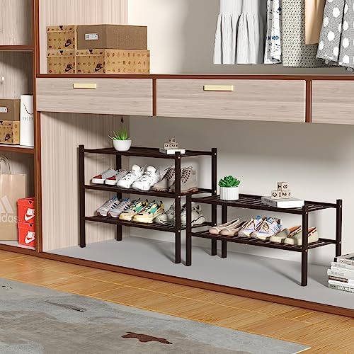 ROMGUAR CRAFT 3 Tier Bamboo Shoe Rack - Image 4