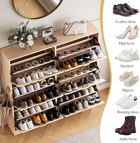 HUANLEGO Shoe Cabinet Storage for Entryway - Image 4