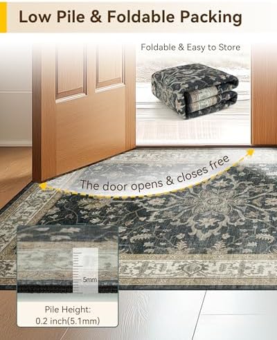 RELEANY Washable Area Rug, Runner 3'x20' - Image 5