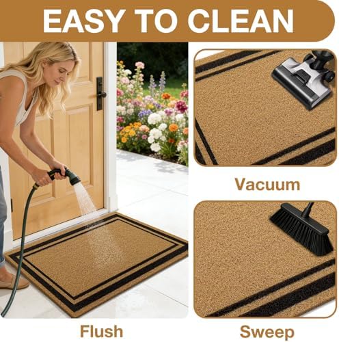 OLANLY Front Door Mat 71x47, Low Profile Doormat - Image 6