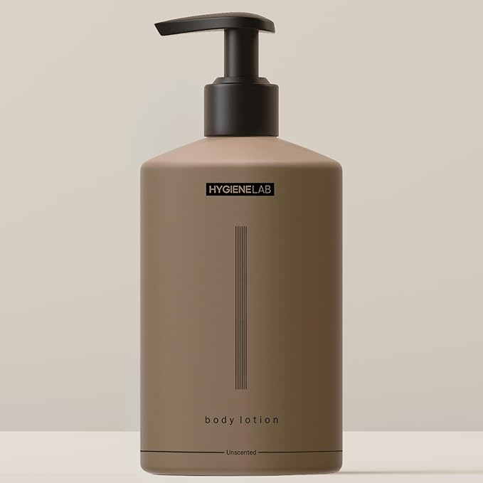 Body Lotion for Men – EWG Verified, Ultra Hydrating, Non-Toxic, Fast-Absorbing, Fragrance-Free, Unscented, Paraben-Free, Sulfate-Free, Daily body lotion for Dry Skin & Sensitive Skin, 12oz