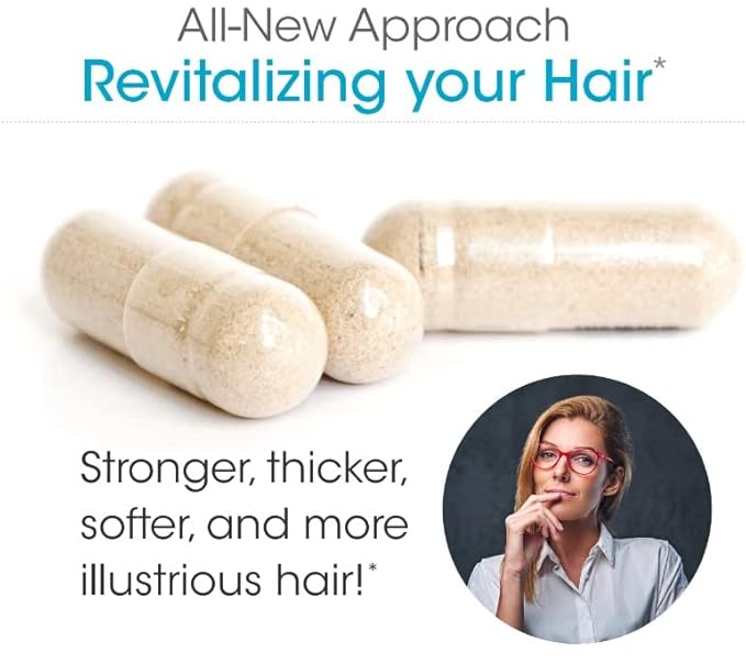 Silver Fern Hair Complex Hair Supplement - Each Bottle Contains a 30-Day Powder Supply - 1 Bottle