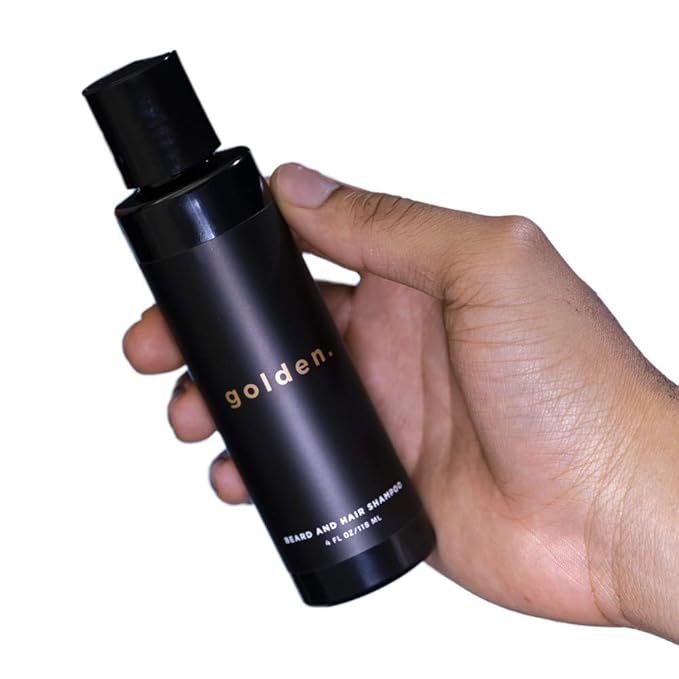 Golden Grooming Co. 3-in-1 Men's Body Wash - Hair & Beard Shampoo - Cleanses, Hydrates, Softens - Body Wash for All Skin Types - Refreshing Scent - 4FL Oz (Pack of 2)