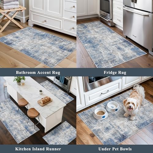Kitchen Mats for Floor 3 Piece Set, Washable Non-Slip Farmhouse Kitchen Rugs - Image 5