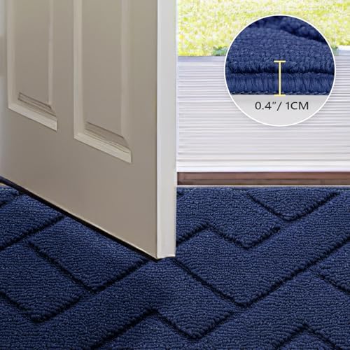 hicorfe Dirt Trapper Indoor Doormat, Non Slip Backing Washable Door Mats - Image 3