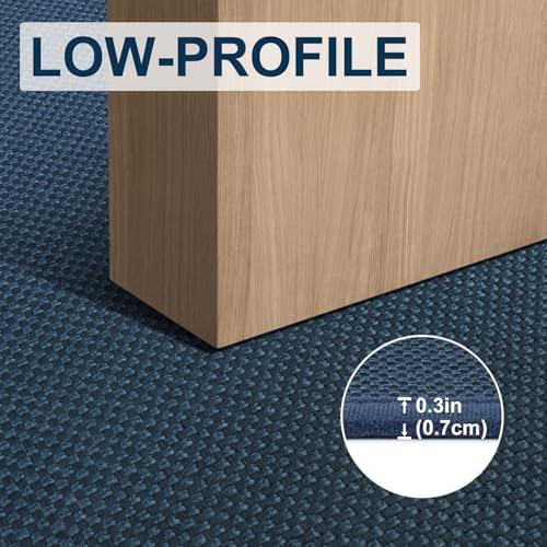 LEKEEPGO Large Indoor Door Mat 32"x47", Door Mat Indoor Entrance, Cyan Blue - Image 6
