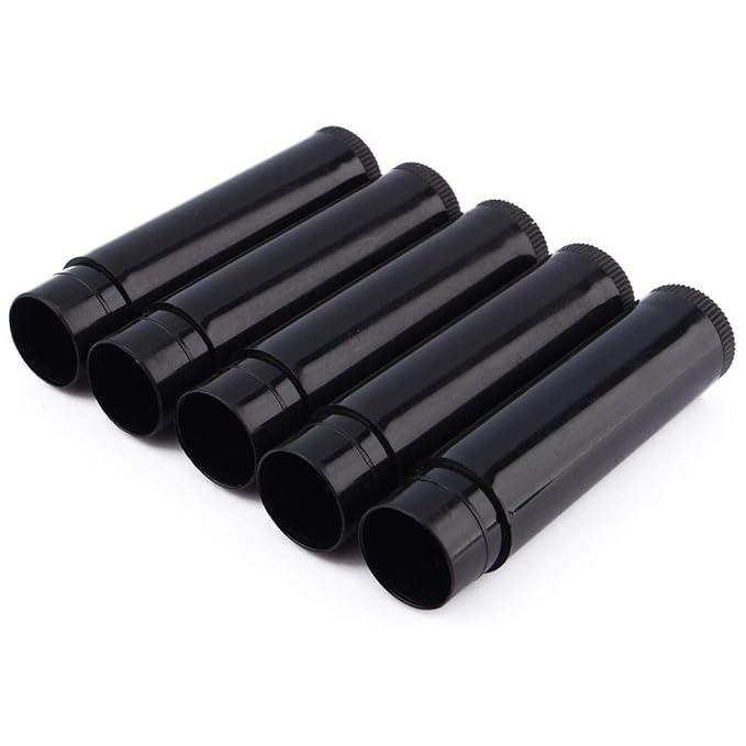 Mavis Laven 100PCS Empty Lip Balm Containers 5ml Lipstick Tubes Lip Balm Tubes