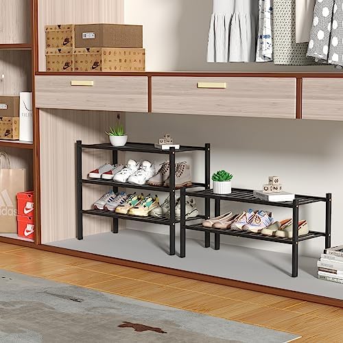 ROMGUAR CRAFT 3 Tier Bamboo Shoe Rack - Image 4