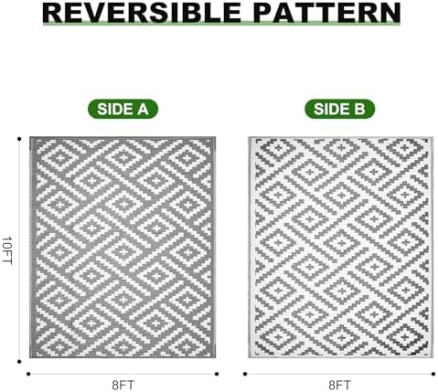 RURALITY Outdoor Rugs 8x10 Feet - Image 2