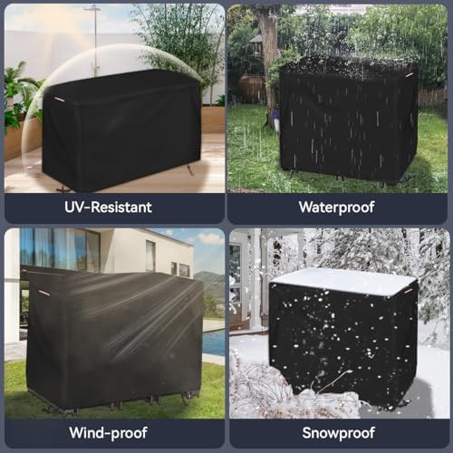 Patio Waterproof Bistro Set Bar Table Cover - Image 6