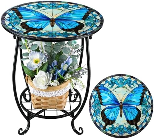 Cinnvoice Outdoor Side Table Small End Patio Porch Table by QinYee