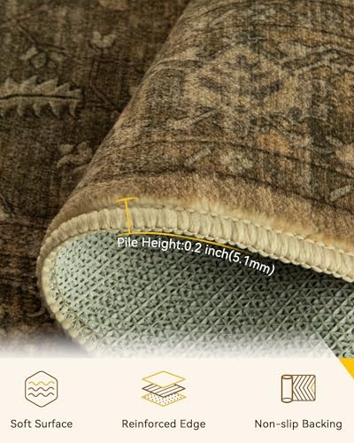 RELEANY Washable Area Rug - Image 3