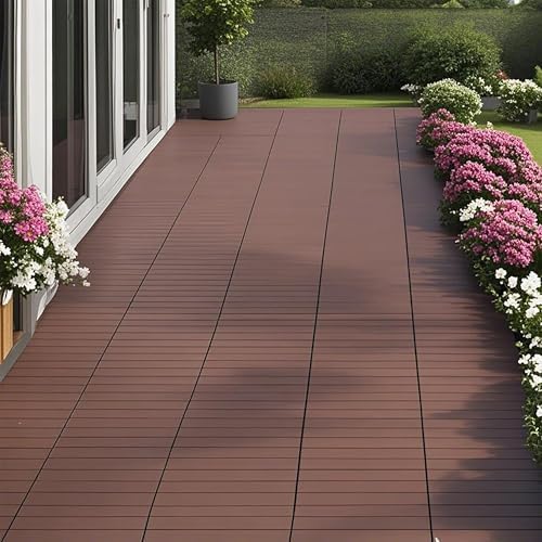 44 Pack Plastic Interlocking Deck Tiles - Image 5