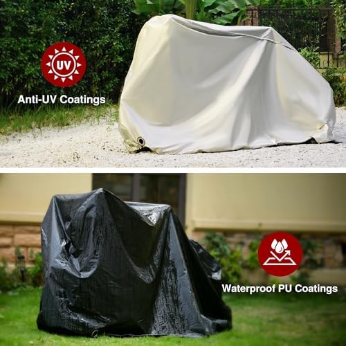 Puroma Bike Cover Waterproof Outdoor Bicycle Windproof Cover - Image 7