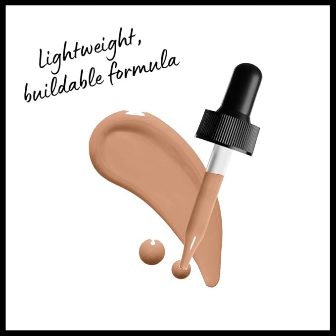 NYX PROFESSIONAL MAKEUP Total Control Pro Drop Foundation, Skin-True Buildable Coverage - Medium Buff