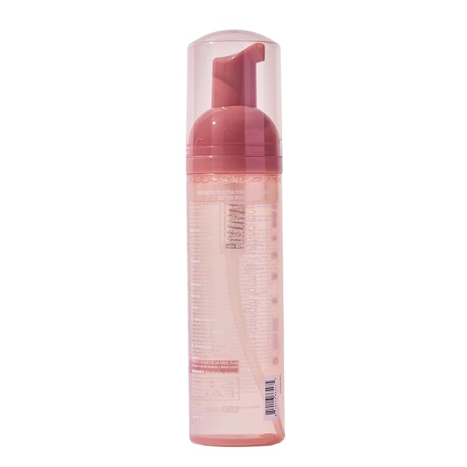 Style Factor EDGE BOOSTER Extra Strength Setting Mousse – Frizz Control, Extra Volume, and Conditioning – 6.4oz Morganite Mousse for Curly Hair