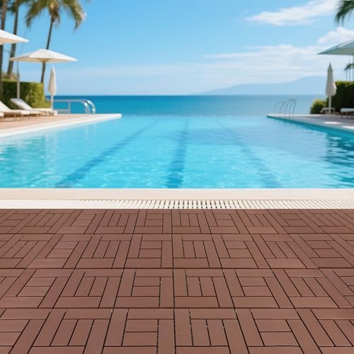 Deck Tiles for Outdoor, Plastic Outdoor Flooring Tiles, Kitchen Non Slip - Image 4