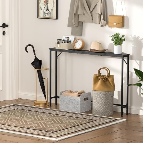 47.2" Console Table, Narrow Entryway Table, Skinny Sofa Table, Behind CouchTable - Image 5
