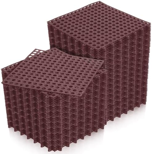Tinideya 50 Pcs Rubber Outdoor Tiles 11'8 x 11'8 Inches by Tinideya