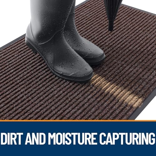 OLANLY 2-Pack Front Door Mats 29.5x17, Waterproof Heavy-Duty Doormats - Image 5
