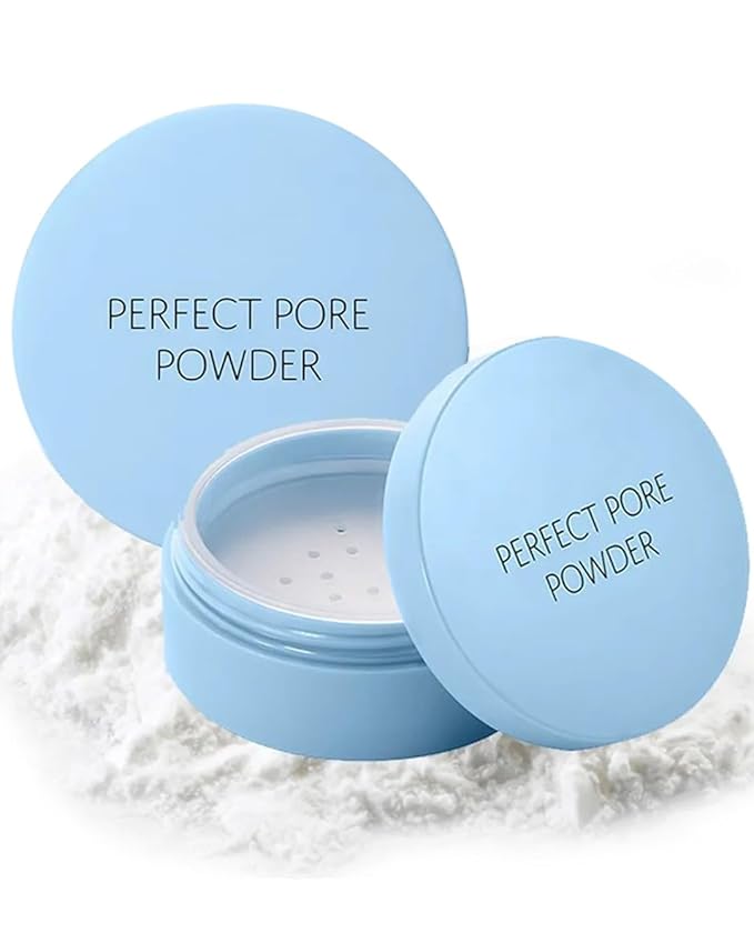 THESAEM Saemmul Perfect Pore Powder - Oil & Sebum Control Long Lasting Silky Face, Skin Soothing & Purifying with Green Tea Water and Tea Tree Extract, 0.18oz. 2 Pack
