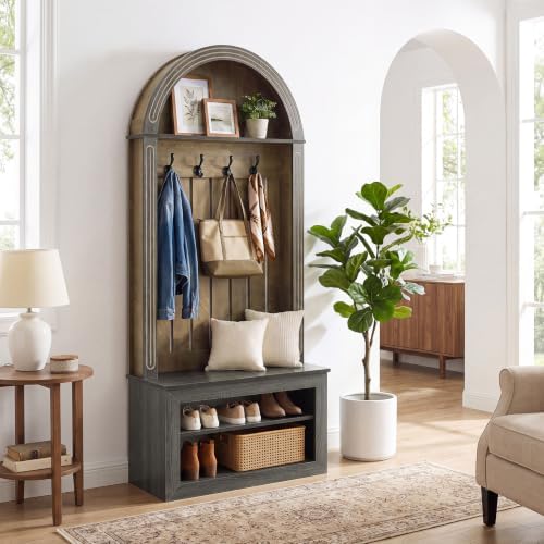 Tribesigns 70.87" Arched Hall Tree - Image 3