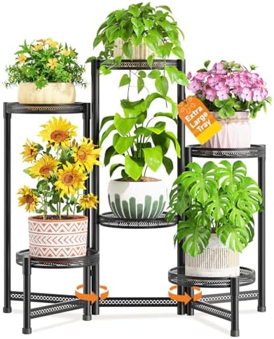 LASZOLA Plant Stand Indoor Outdoor Tall by LASZOLA